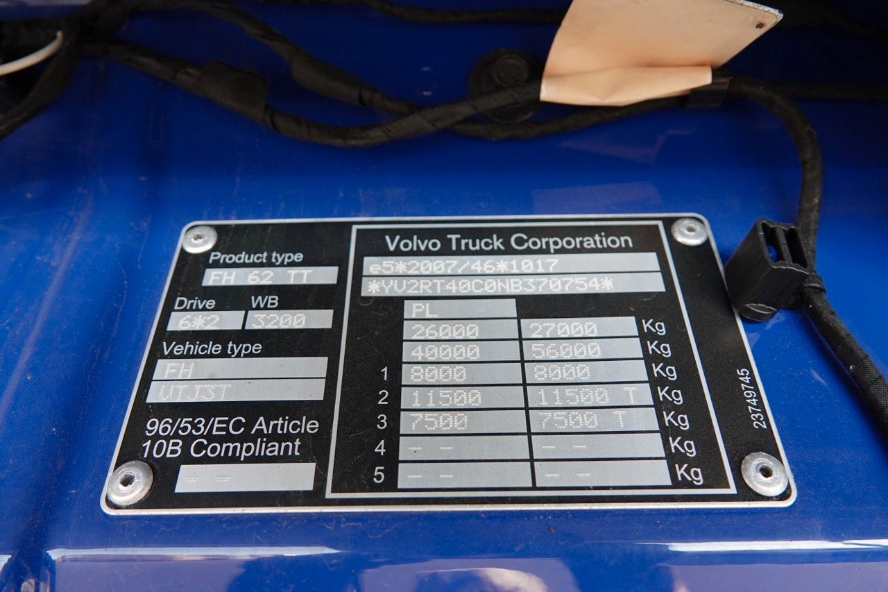 Camião Volvo FH 500 / ZESTAW / BOOGIE 6X2 / I-SAVE / + WIELTO: foto 17