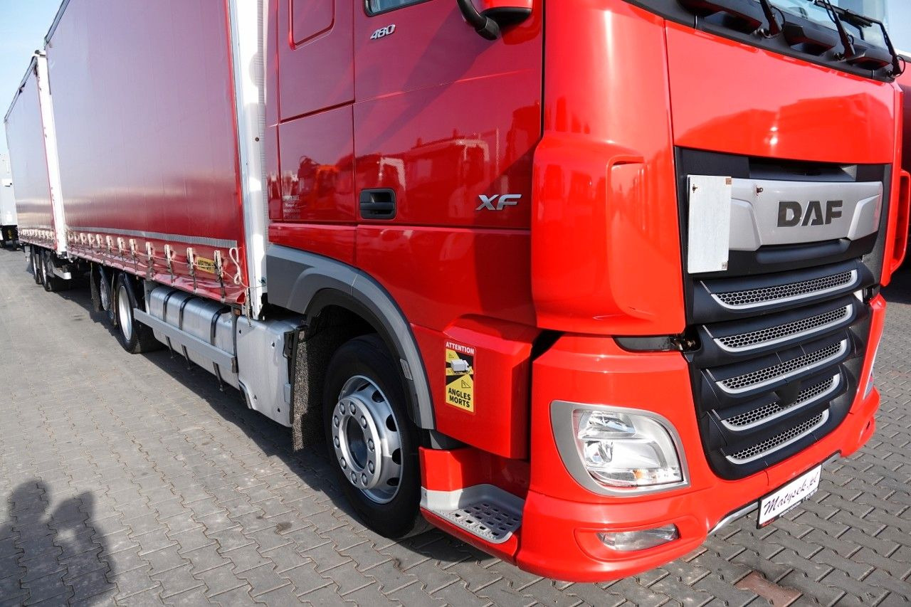 DAF XF 480 / ZESTAW TANDEM / 120 M3 / PRZEJAZDOWY / - Camião de lona: foto 5 DAF XF 480 / ZESTAW TANDEM / 120 M3 / PRZEJAZDOWY / - Camião de lona: foto 5