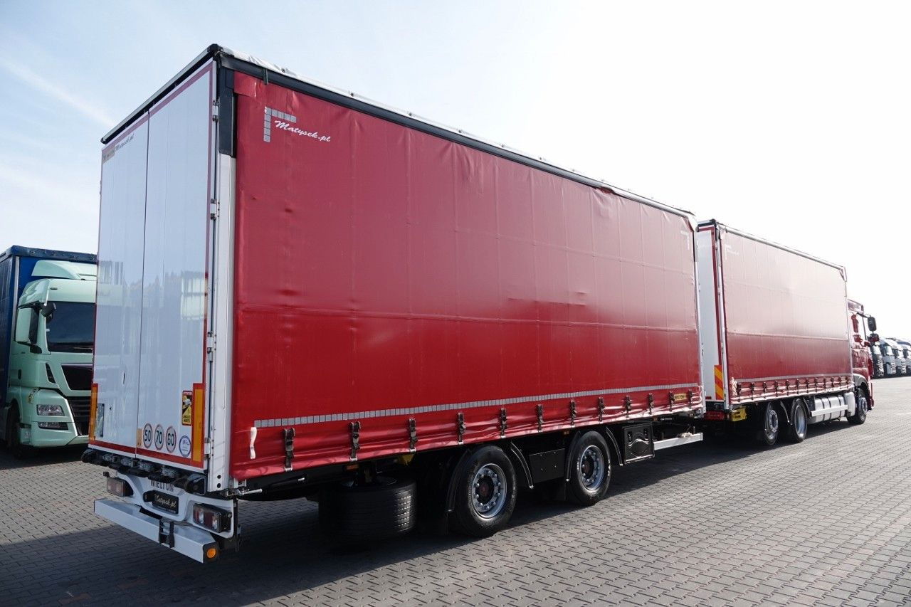 DAF XF 480 / ZESTAW TANDEM / 120 M3 / PRZEJAZDOWY / - Camião de lona: foto 4 DAF XF 480 / ZESTAW TANDEM / 120 M3 / PRZEJAZDOWY / - Camião de lona: foto 4