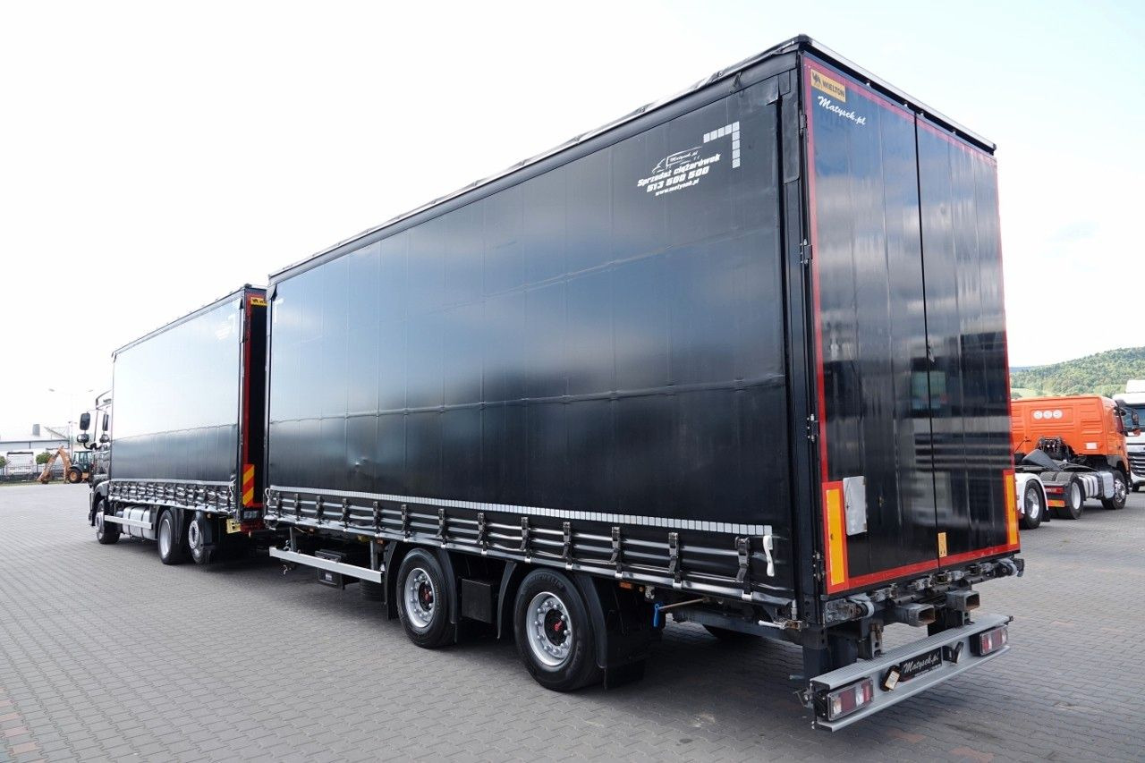 DAF XF 480 / ZESTAW TANDEM / 120 M3 / PRZEJAZDOWY / - Camião de lona: foto 2 DAF XF 480 / ZESTAW TANDEM / 120 M3 / PRZEJAZDOWY / - Camião de lona: foto 2