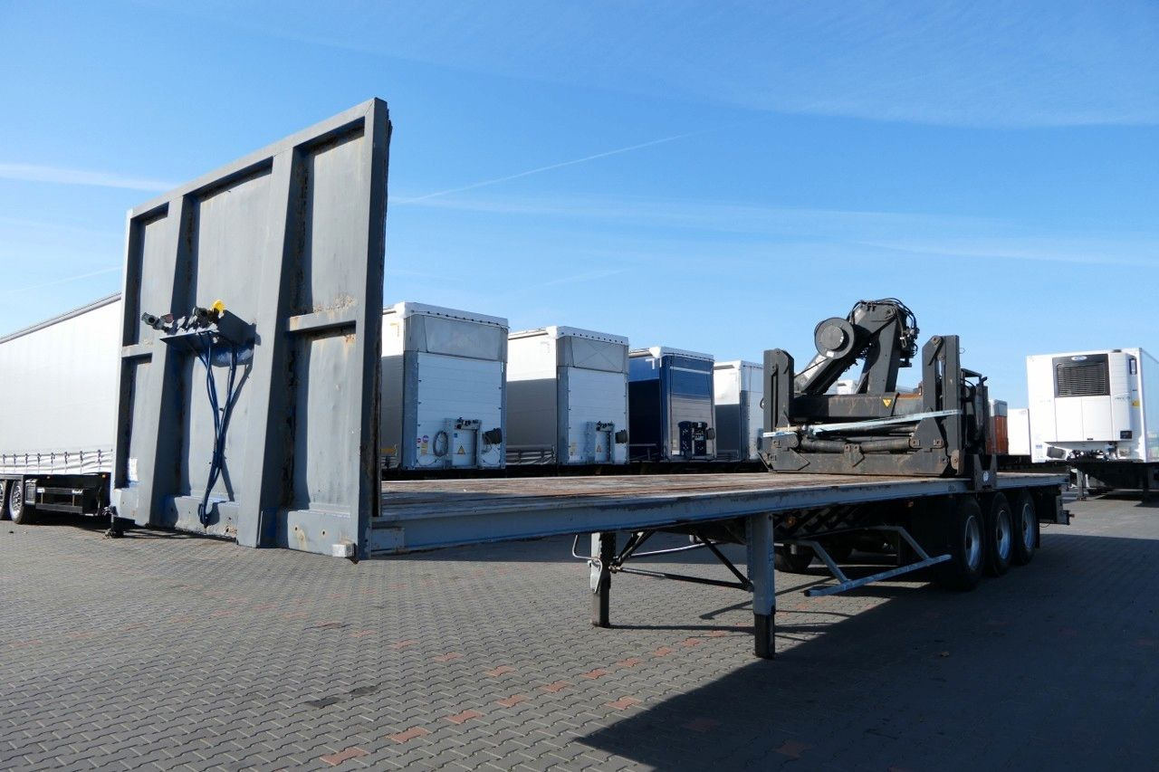 Kaiser PLATFORM/FOR BUILDING/CRANE HIAB /STRONG-FLOOR - Semi-reboque plataforma/ Caixa aberta: foto 2 Kaiser PLATFORM/FOR BUILDING/CRANE HIAB /STRONG-FLOOR - Semi-reboque plataforma/ Caixa aberta: foto 2