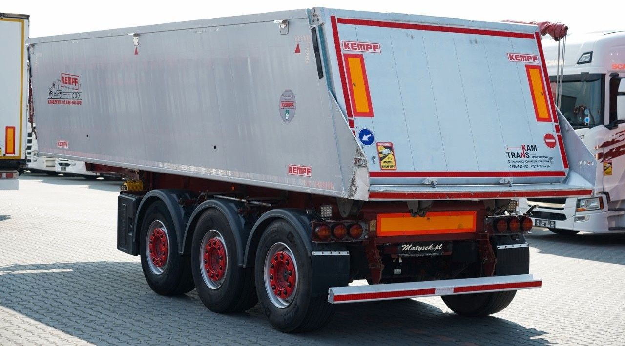 Kempf WYWROTKA / ALUMINIOWA / 25 m3 / OSIE MERCEDES / - Semi-reboque basculante: foto 4 Kempf WYWROTKA / ALUMINIOWA / 25 m3 / OSIE MERCEDES / - Semi-reboque basculante: foto 4