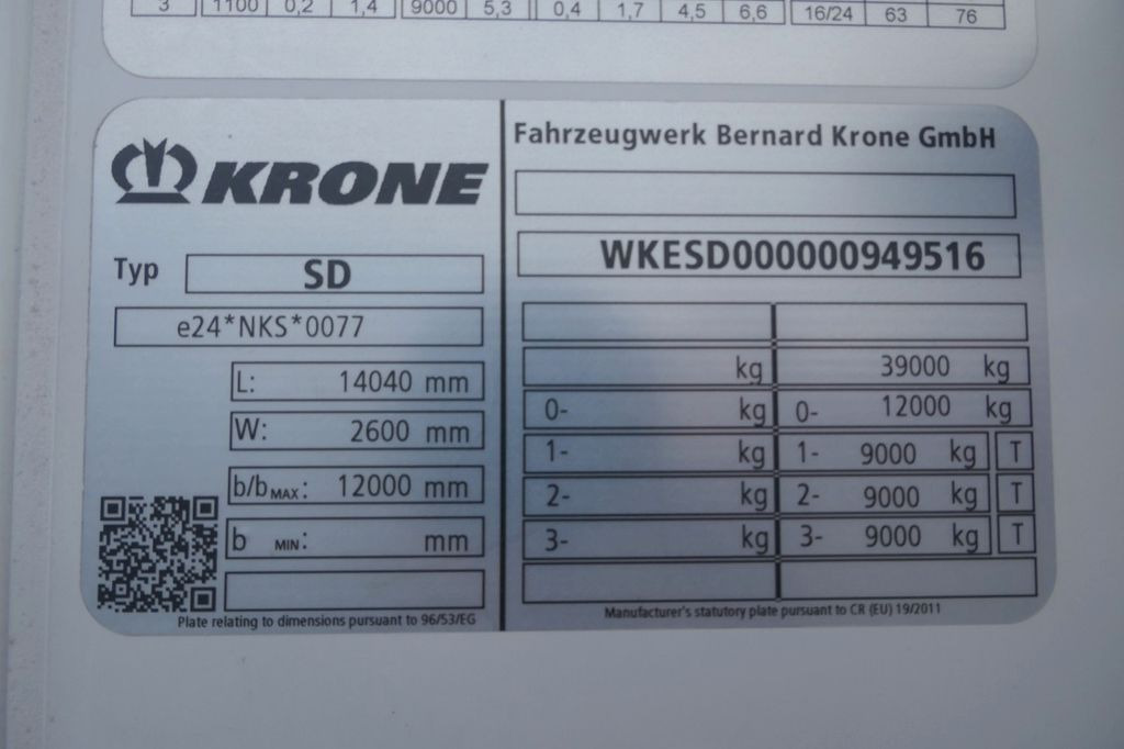 Semi-reboque frigorífico Krone CHŁODNIA / 2021 ROK / DoppelStock / PODWÓJNA POD: foto 20