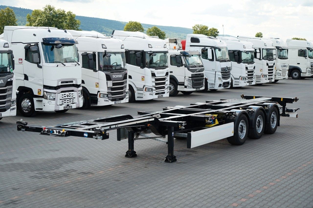 Krone / NACZEPA PODKONTENEROWA / UNIWERSALNA / 2023 RO - Semi-reboque transportador de contêineres/ Caixa móvel: foto 1 Krone / NACZEPA PODKONTENEROWA / UNIWERSALNA / 2023 RO - Semi-reboque transportador de contêineres/ Caixa móvel: foto 1