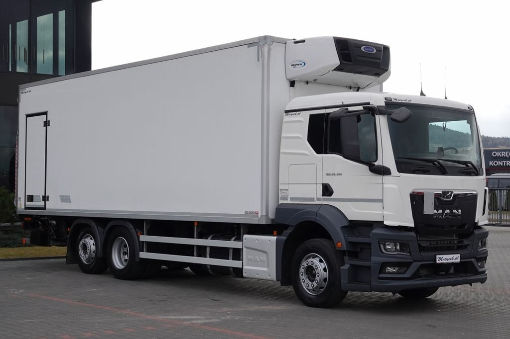 MAN TGS 26.360 / 6x2 / CHŁODNIA -8,2 M / SUPRA 850MT - Camião frigorífico: foto 1 MAN TGS 26.360 / 6x2 / CHŁODNIA -8,2 M / SUPRA 850MT - Camião frigorífico: foto 1