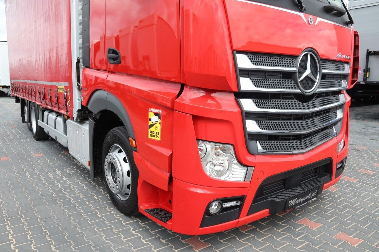 Mercedes-Benz ACTROS 2548 / ZESTAW TANDEM 120 M3 / PRZEJAZDOWY - Camião de lona: foto 4 Mercedes-Benz ACTROS 2548 / ZESTAW TANDEM 120 M3 / PRZEJAZDOWY - Camião de lona: foto 4