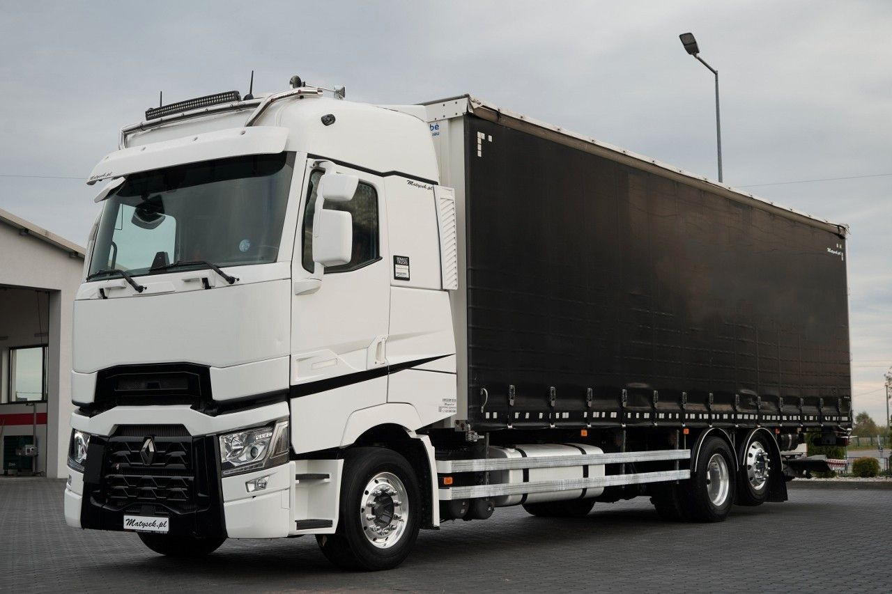 Renault T 440 / 6X2 / SOLÓWKA / FIRANKA 9.5 M / I-PARK C - Camião de lona: foto 2 Renault T 440 / 6X2 / SOLÓWKA / FIRANKA 9.5 M / I-PARK C - Camião de lona: foto 2