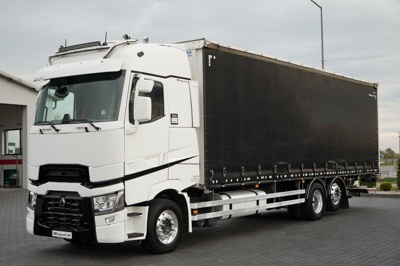 Renault T 440 / 6X2 / SOLÓWKA / FIRANKA 9.5 M / I-PARK C - Camião de lona: foto 1 Renault T 440 / 6X2 / SOLÓWKA / FIRANKA 9.5 M / I-PARK C - Camião de lona: foto 1