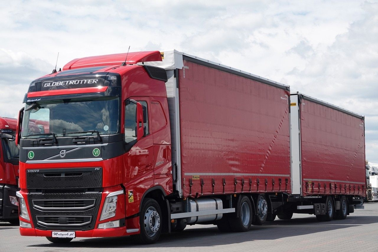 Volvo FH 460 / ZESTAW TANDEM 120 M3 / I-PARK COOL - Camião de lona: foto 2 Volvo FH 460 / ZESTAW TANDEM 120 M3 / I-PARK COOL - Camião de lona: foto 2