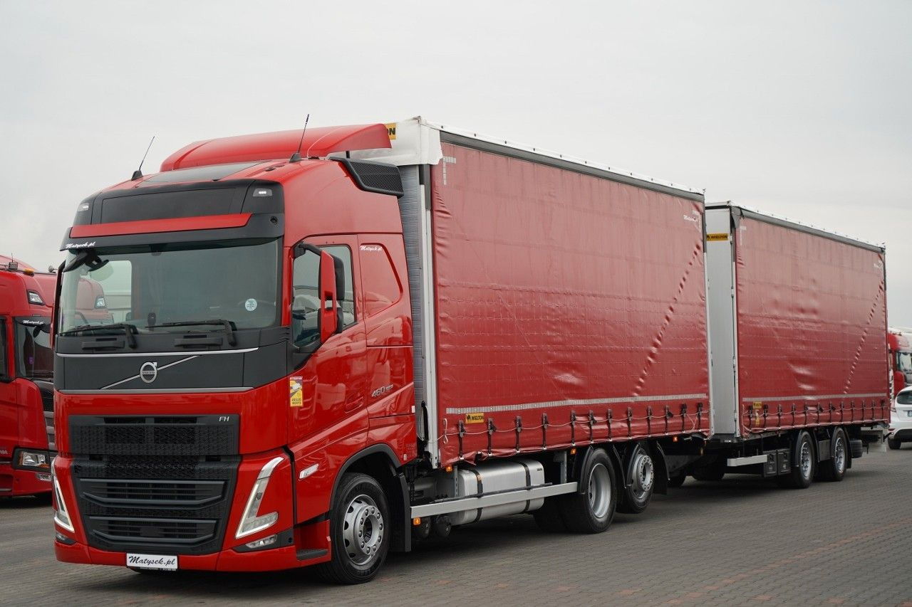Volvo FH 460 / ZESTAW TANDEM / 120 M3 / PRZEJAZDOWY / - Camião de lona: foto 2 Volvo FH 460 / ZESTAW TANDEM / 120 M3 / PRZEJAZDOWY / - Camião de lona: foto 2