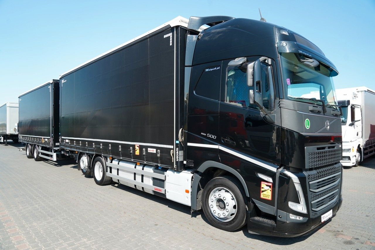 Volvo FH 500 / I-SAVE / XL / ZESTAW TANDEM PRZEJAZDOWY - Camião de lona: foto 5 Volvo FH 500 / I-SAVE / XL / ZESTAW TANDEM PRZEJAZDOWY - Camião de lona: foto 5