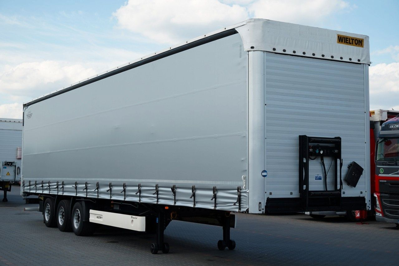 Wielton FIRANKA / MEGA / PODNOSZONY DACH / SYSTEM BDE - - Semi-reboque de lona: foto 1 Wielton FIRANKA / MEGA / PODNOSZONY DACH / SYSTEM BDE - - Semi-reboque de lona: foto 1