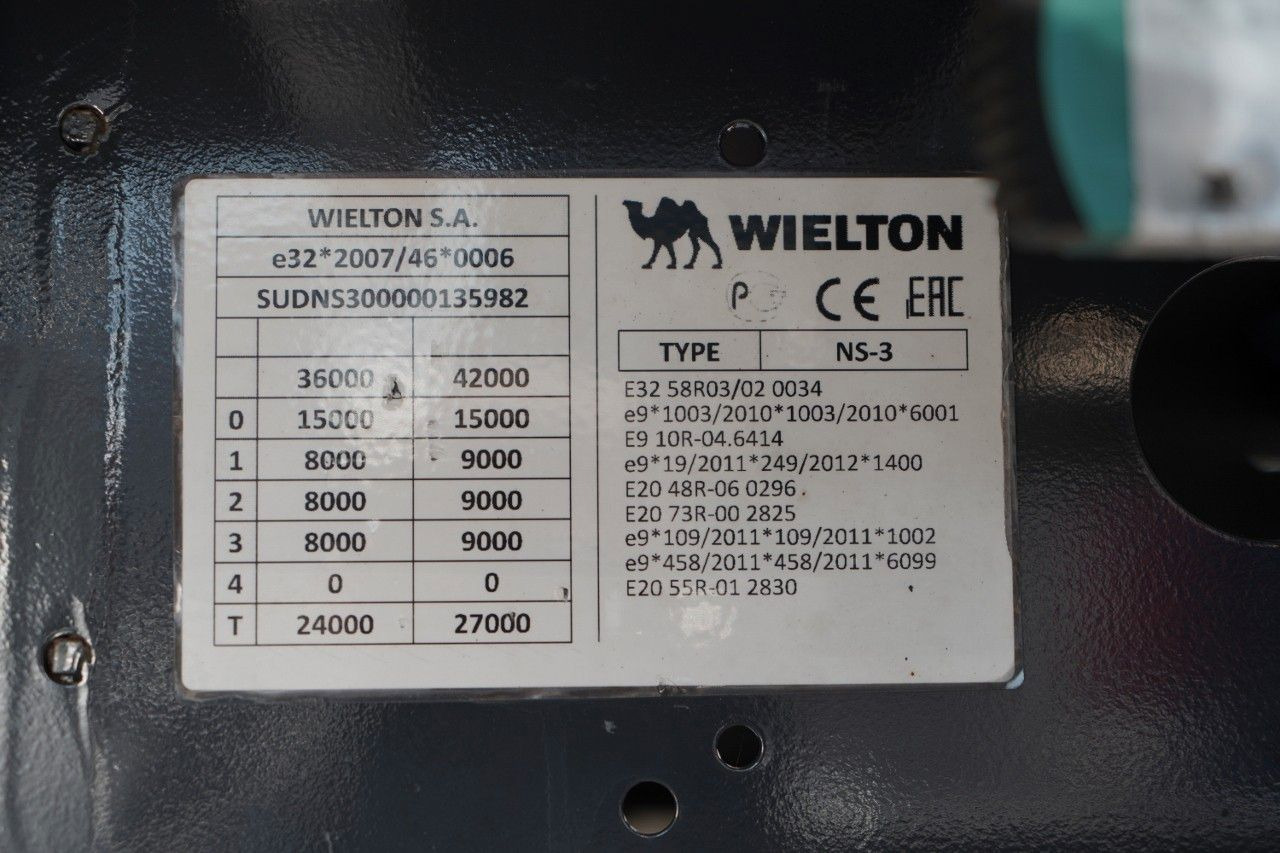 Semi-reboque de lona Wielton FIRANKA / STANDARD / OŚ PODNOSZONA / DACH PODNO: foto 27