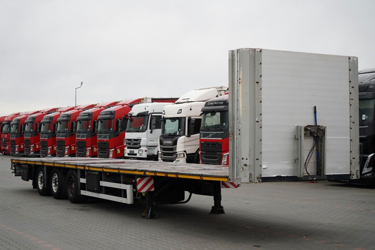 ZASŁAW PLATFORMA NISKOPODWOZIOWA + HAKI PODKONTENERY - Semi-reboque plataforma/ Caixa aberta: foto 2 ZASŁAW PLATFORMA NISKOPODWOZIOWA + HAKI PODKONTENERY - Semi-reboque plataforma/ Caixa aberta: foto 2