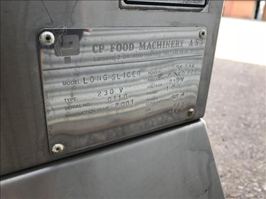 Equipamento de processamento de alimentos CP Food machinery Long slicer fish slicer: foto 6