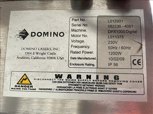 Equipamento de processamento de alimentos Domino DPX1000 digital Fume extraction cabinet: foto 6
