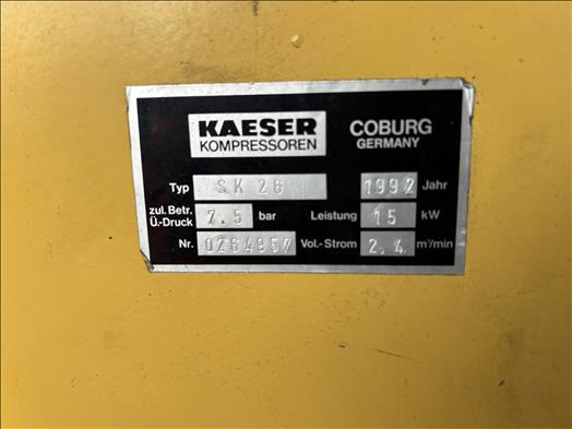 Compressor de ar Kaeser SK26 Air compressor: foto 6 Compressor de ar Kaeser SK26 Air compressor: foto 6