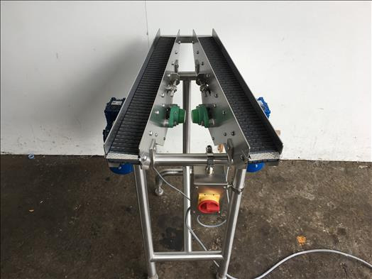 Priden stainless twin lane V conveyor - Transportador: foto 1 Priden stainless twin lane V conveyor - Transportador: foto 1