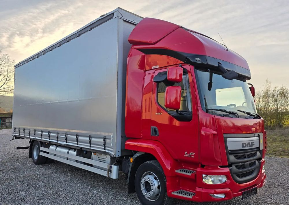 DAF LF 290 / WINDA / 16TON DMC / 3M WYSOKOŚĆ / JUMBO / FIRANKA / SYPIALKA / AUTOMAT / JEDEN WŁAŚCICIE / EURO 6 / 2017/ SPROWADZONY / 19 PALET / DUŻA ŁADOWNOŚĆ / - Camião de lona: foto 1 DAF LF 290 / WINDA / 16TON DMC / 3M WYSOKOŚĆ / JUMBO / FIRANKA / SYPIALKA / AUTOMAT / JEDEN WŁAŚCICIE / EURO 6 / 2017/ SPROWADZONY / 19 PALET / DUŻA ŁADOWNOŚĆ / - Camião de lona: foto 1