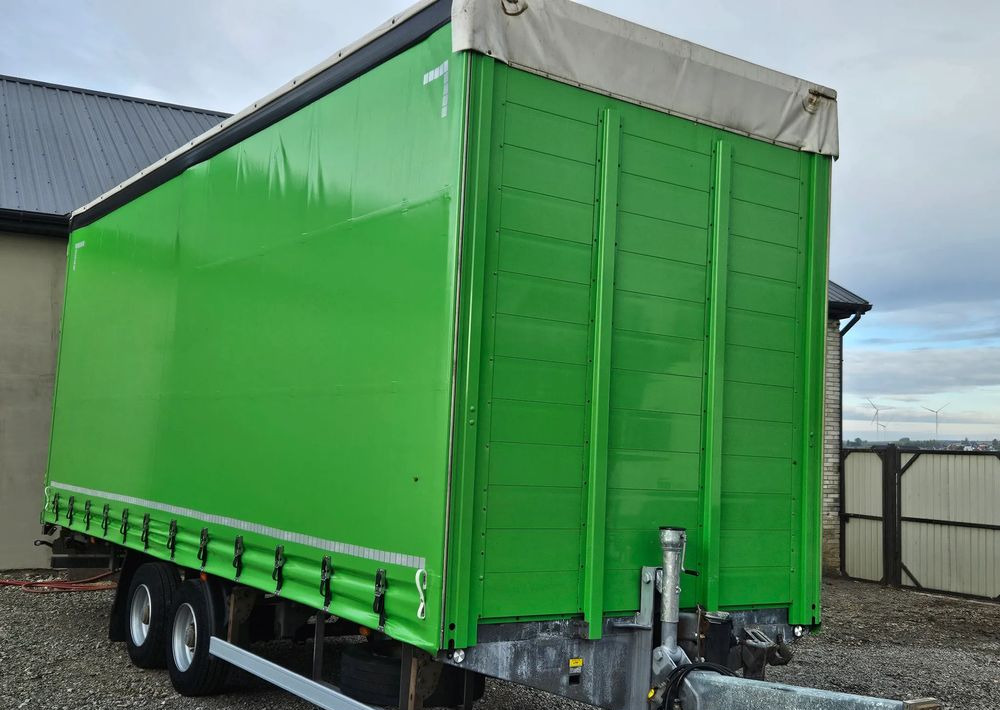Fliegl PRZYCZEPA CIĘŻAROWA / TANDEM / 2 OSIE / 18 PALET / GÓRNY REGULOWANY SPRZĘG / 10500DMC / 7 TON ŁADOWNOŚĆ - Reboque de lona: foto 2 Fliegl PRZYCZEPA CIĘŻAROWA / TANDEM / 2 OSIE / 18 PALET / GÓRNY REGULOWANY SPRZĘG / 10500DMC / 7 TON ŁADOWNOŚĆ - Reboque de lona: foto 2