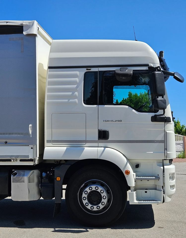 Camião de lona MAN TGM 15.290/E6/FIRANKA/BURTO-FIRANKA/SZKOŁA JAZDY/MAŁY ROZSTAW OSI/16PALET/WINDA/NISKI PRZEBIEG/2019/SERWISOWANY/JAK NOWY: foto 13