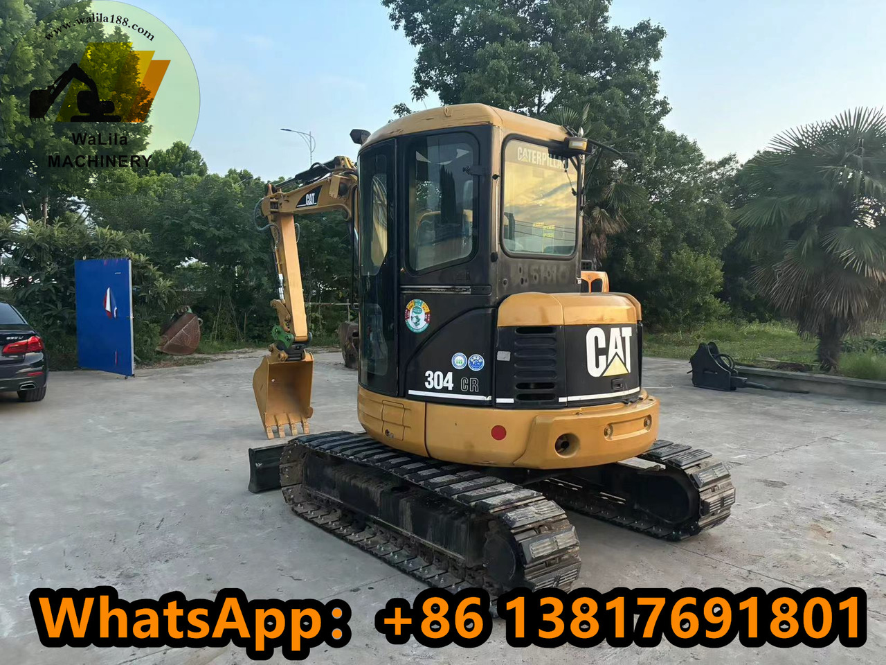 Mini escavadeira CAT 304 CR Caterpillar 304CCR imported excavator [ Nice]: foto 9