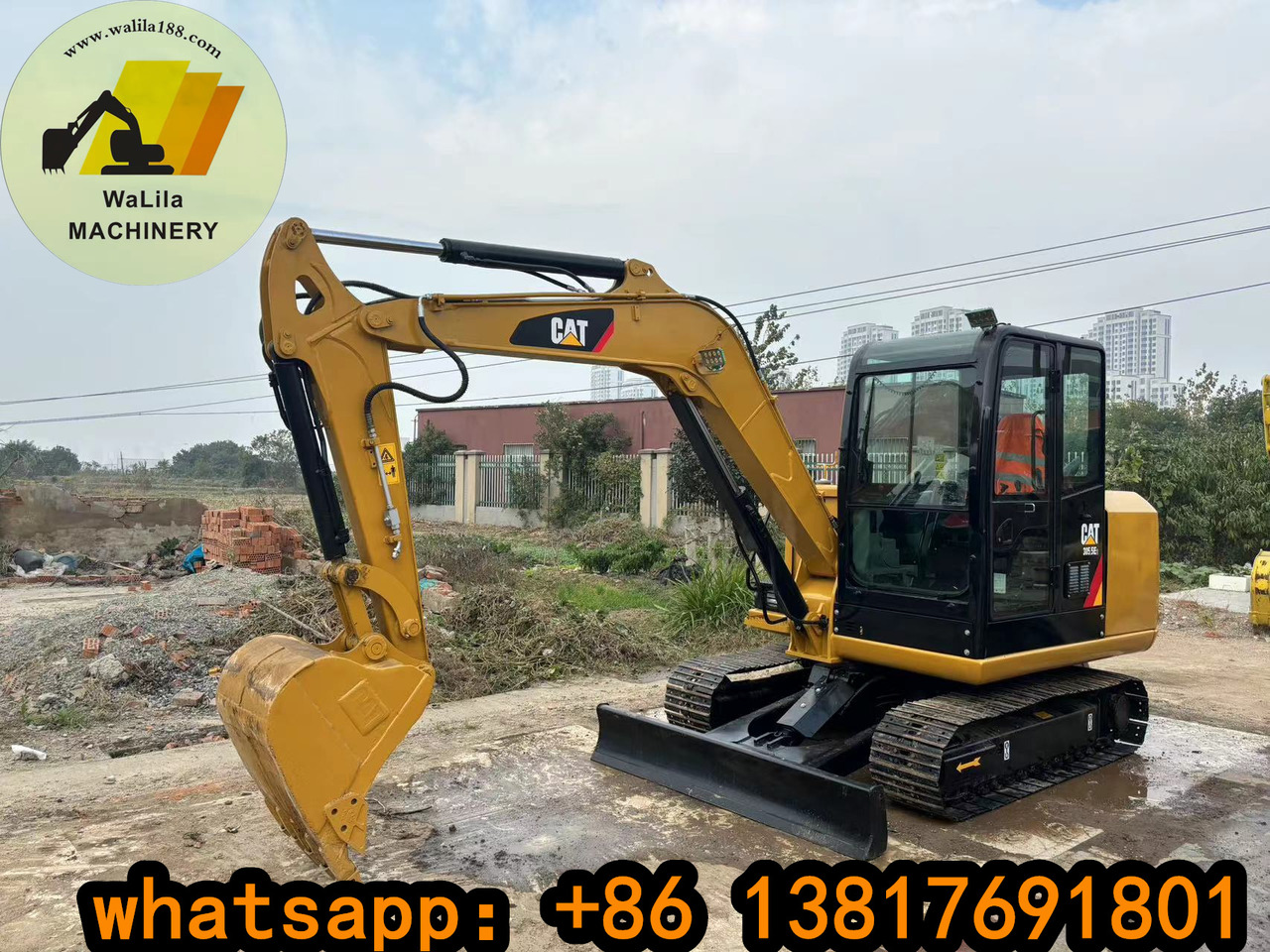 Mini escavadeira CATERPILLAR Caterpillar 305.5E excavator imported from Japan [ Good ]: foto 8