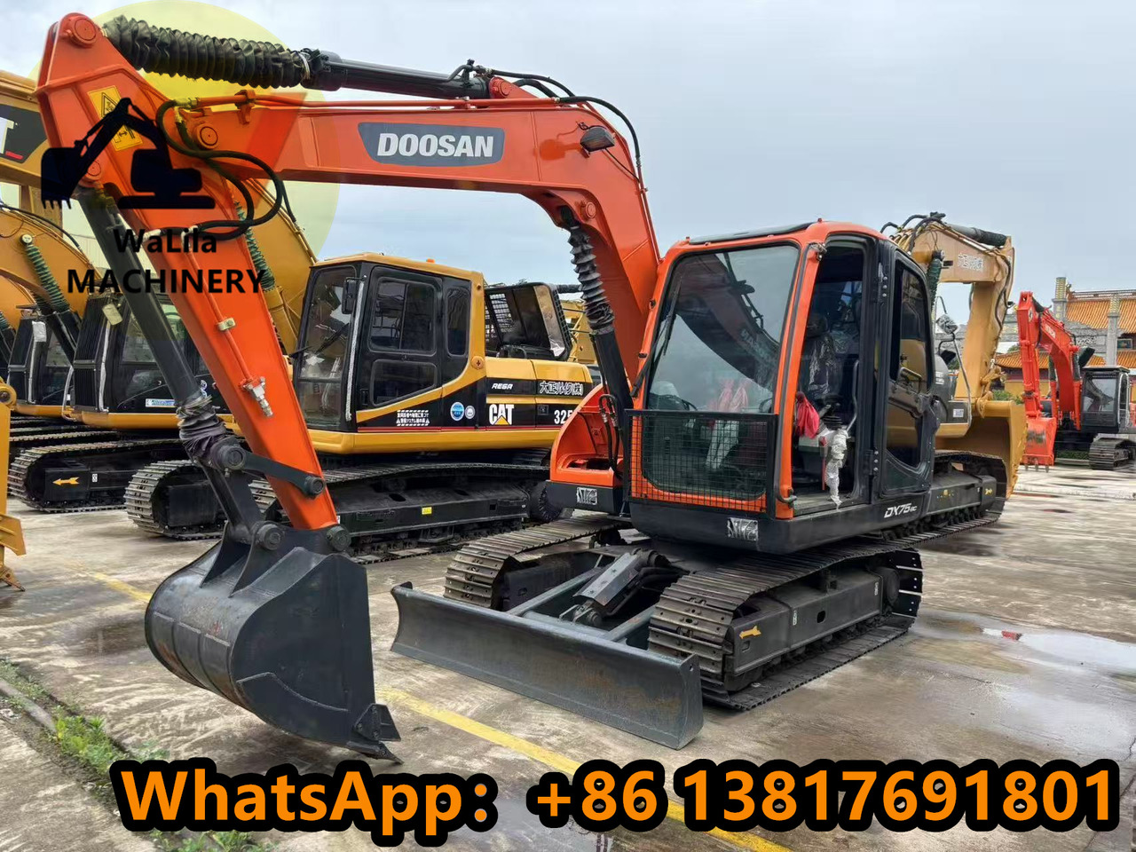 DOOSAN DX75-9 - Mini escavadeira: foto 1 DOOSAN DX75-9 - Mini escavadeira: foto 1