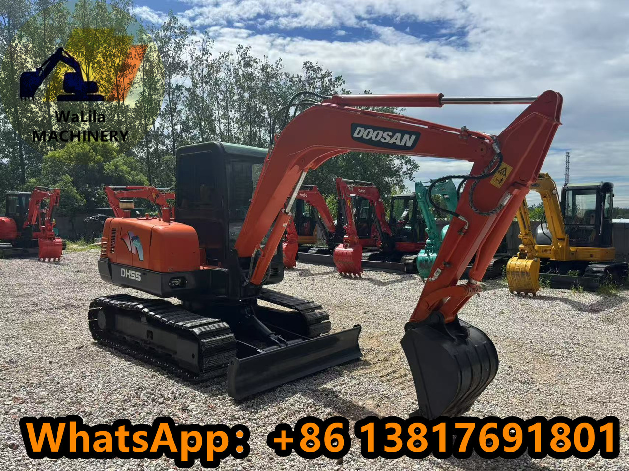 Doosan DH 55-7 DH55 (Good) - Mini escavadeira: foto 2 Doosan DH 55-7 DH55 (Good) - Mini escavadeira: foto 2