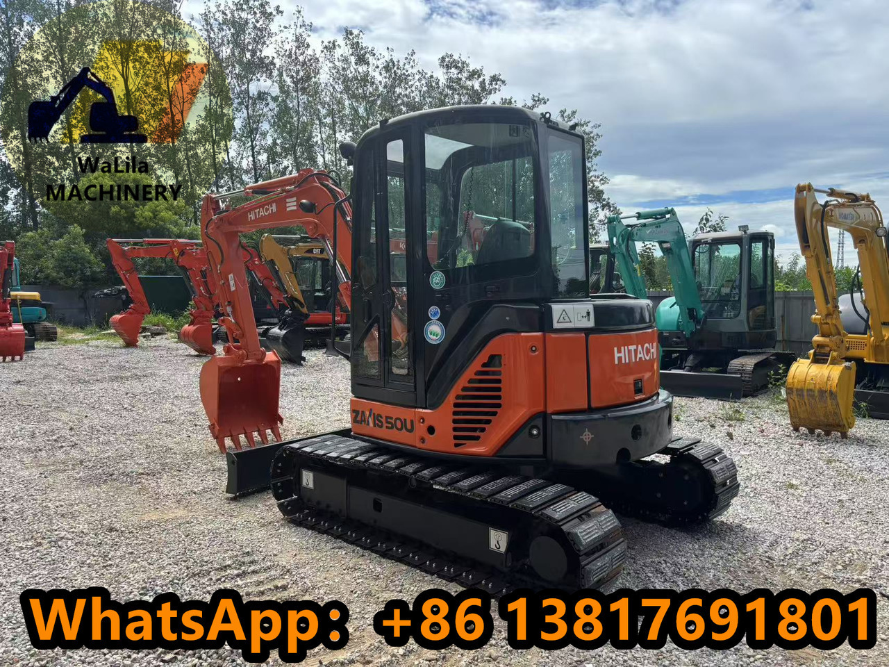 HITACHI ZX50 - Mini escavadeira: foto 5 HITACHI ZX50 - Mini escavadeira: foto 5