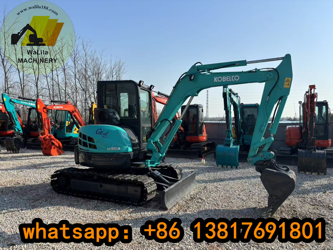 KOBELCO SK55 - Mini escavadeira: foto 3 KOBELCO SK55 - Mini escavadeira: foto 3