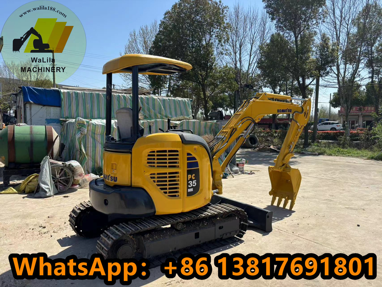 KOMATSU PC35MR - Mini escavadeira: foto 1 KOMATSU PC35MR - Mini escavadeira: foto 1
