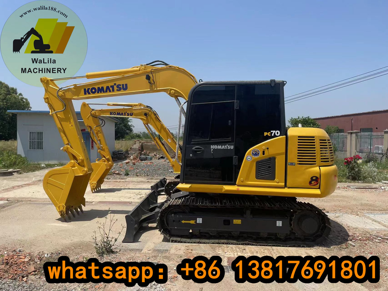 KOMATSU PC70-8 - Mini escavadeira: foto 1 KOMATSU PC70-8 - Mini escavadeira: foto 1