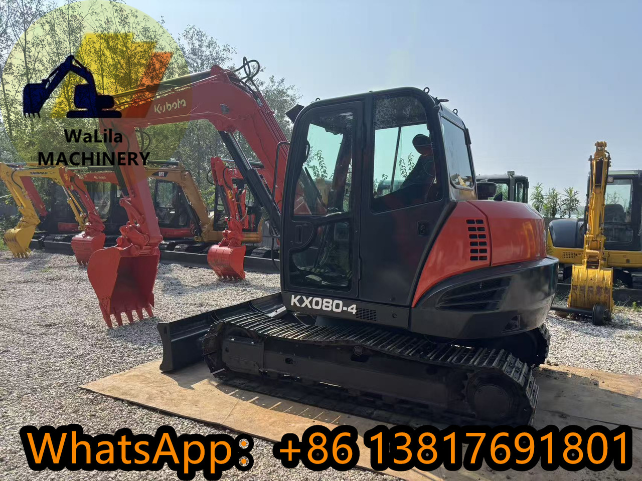 KUBOTA KX080-4 - Mini escavadeira: foto 4 KUBOTA KX080-4 - Mini escavadeira: foto 4