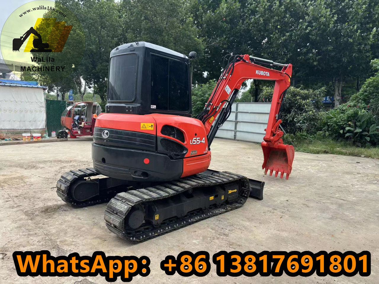 KUBOTA U55 - Mini escavadeira: foto 5 KUBOTA U55 - Mini escavadeira: foto 5