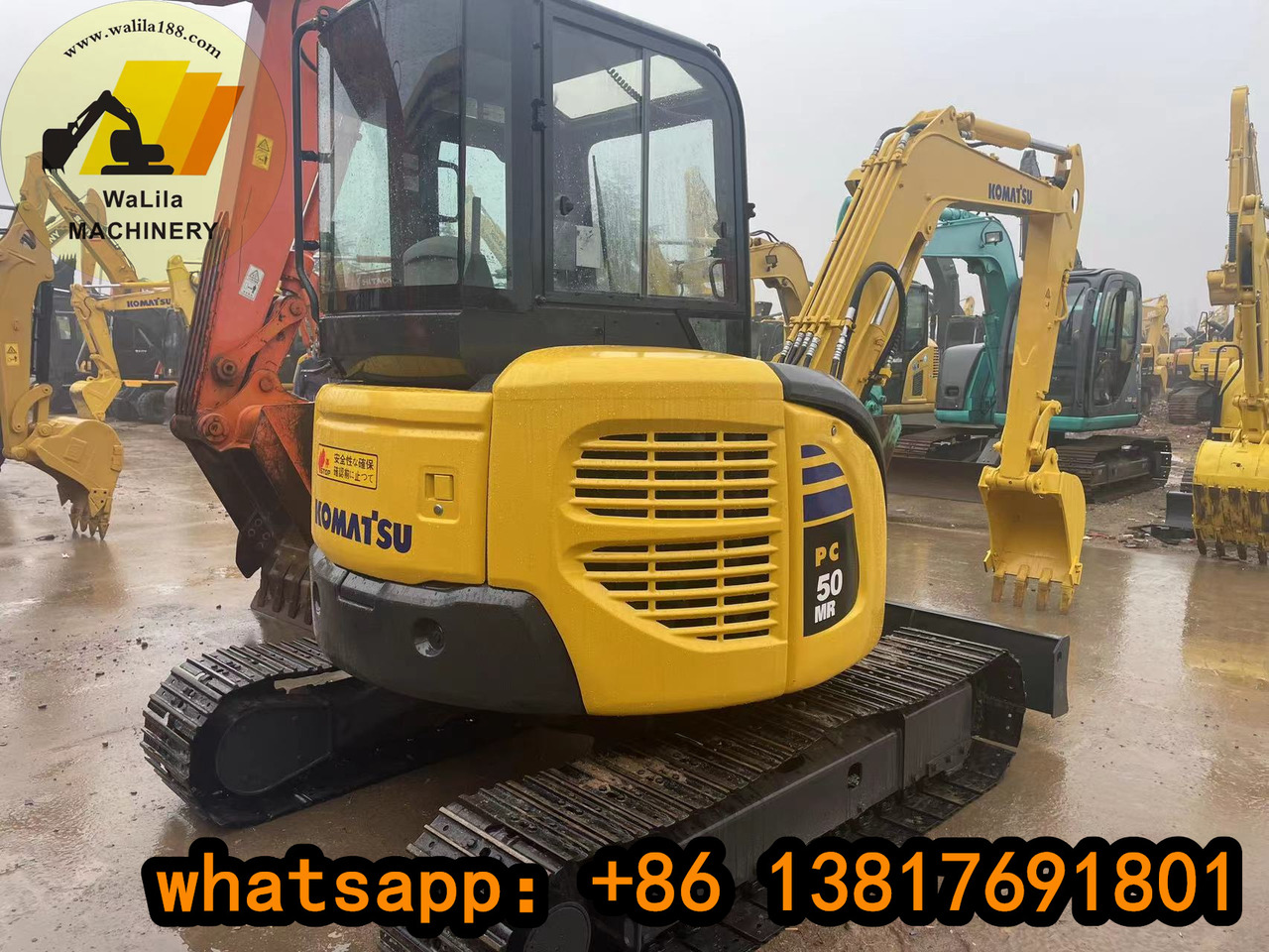 Komatsu PC 50 MR KOMATSU mini excavator Komatsu PC60, PC55, PC50 - Mini escavadeira: foto 2 Komatsu PC 50 MR KOMATSU mini excavator Komatsu PC60, PC55, PC50 - Mini escavadeira: foto 2