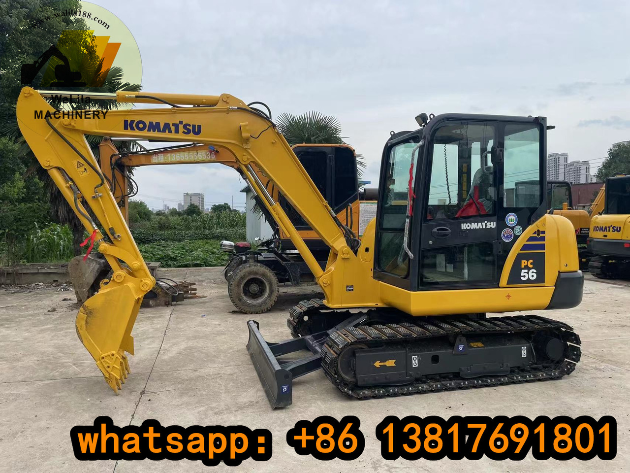 Komatsu PC 56-7 PC56-7 - Mini escavadeira: foto 1 Komatsu PC 56-7 PC56-7 - Mini escavadeira: foto 1