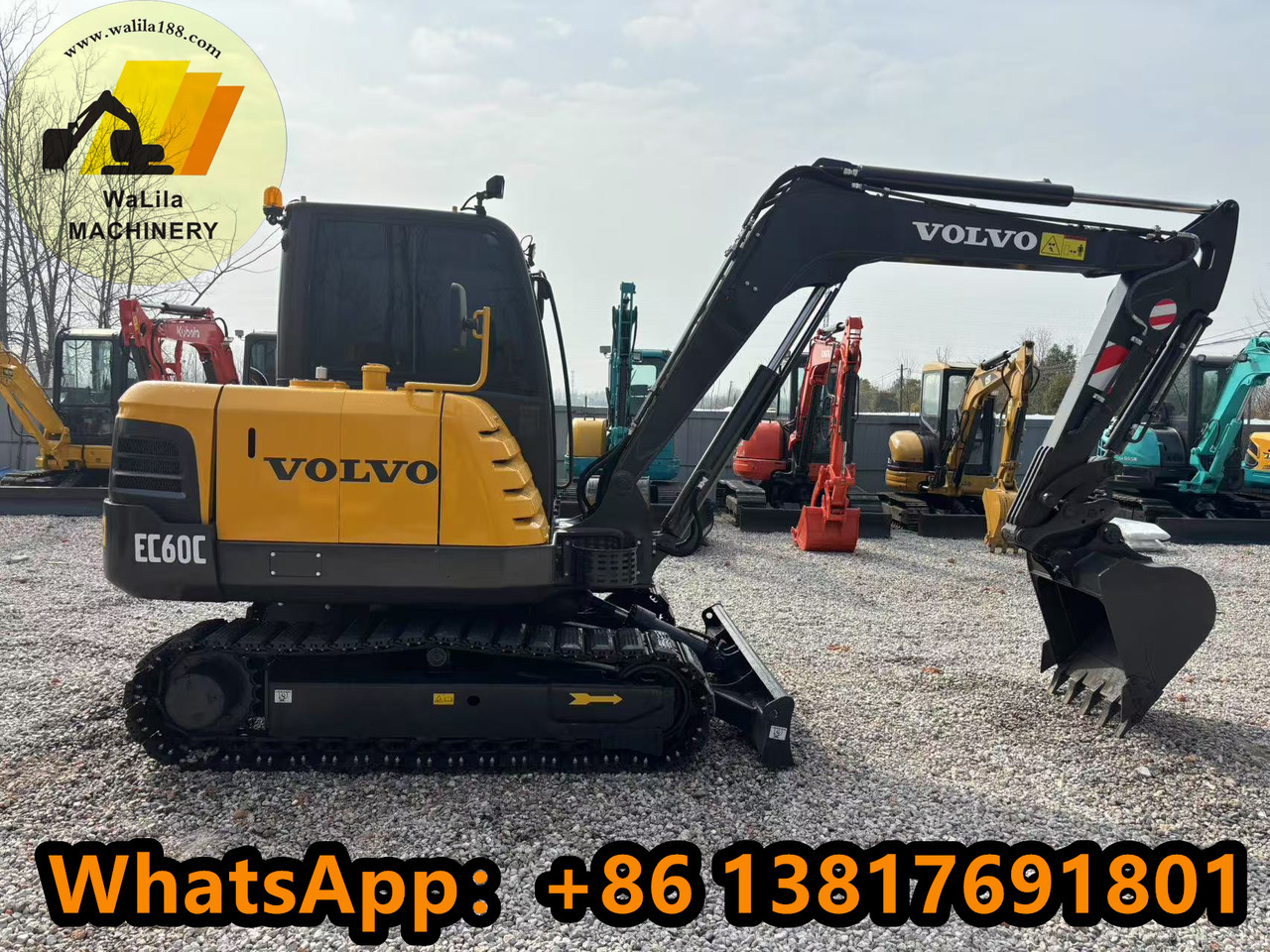 VOLVO EC60 - Mini escavadeira: foto 1 VOLVO EC60 - Mini escavadeira: foto 1