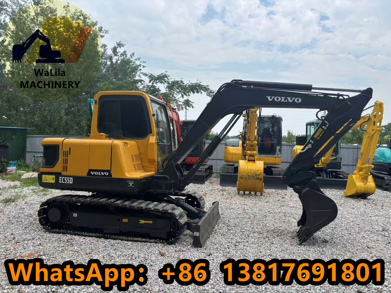 Mini escavadeira Volvo EC55D: foto 6