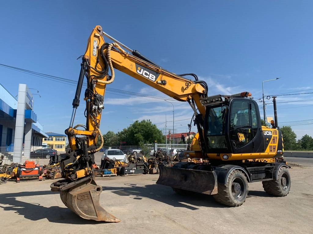 JCB JS 145 W+Engcon Rototilt+Sistem Laser 2D Leica Ico - Escavadeira de rodas: foto 1 JCB JS 145 W+Engcon Rototilt+Sistem Laser 2D Leica Ico - Escavadeira de rodas: foto 1