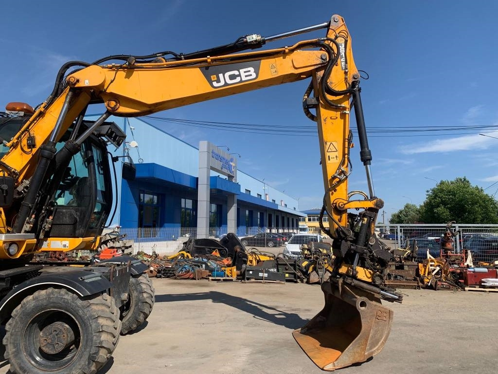 Escavadeira de rodas JCB JS 145 W+Engcon Rototilt+Sistem Laser 2D Leica Ico: foto 6 Escavadeira de rodas JCB JS 145 W+Engcon Rototilt+Sistem Laser 2D Leica Ico: foto 6