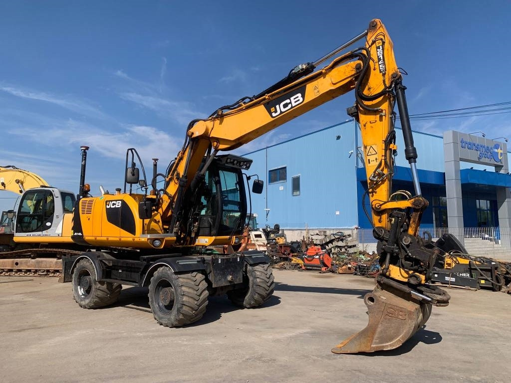 JCB JS 145 W+Engcon Rototilt+Sistem Laser 2D Leica Ico - Escavadeira de rodas: foto 2 JCB JS 145 W+Engcon Rototilt+Sistem Laser 2D Leica Ico - Escavadeira de rodas: foto 2