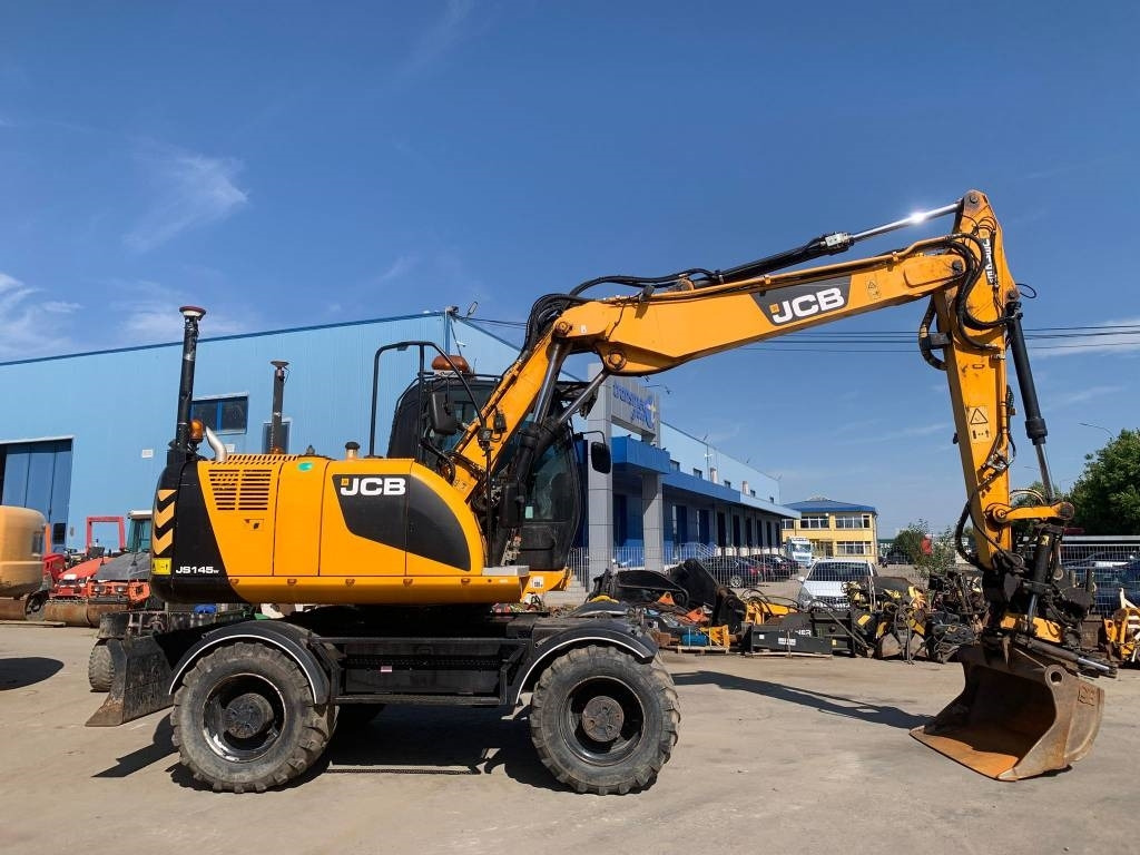 JCB JS 145 W+Engcon Rototilt+Sistem Laser 2D Leica Ico - Escavadeira de rodas: foto 3 JCB JS 145 W+Engcon Rototilt+Sistem Laser 2D Leica Ico - Escavadeira de rodas: foto 3