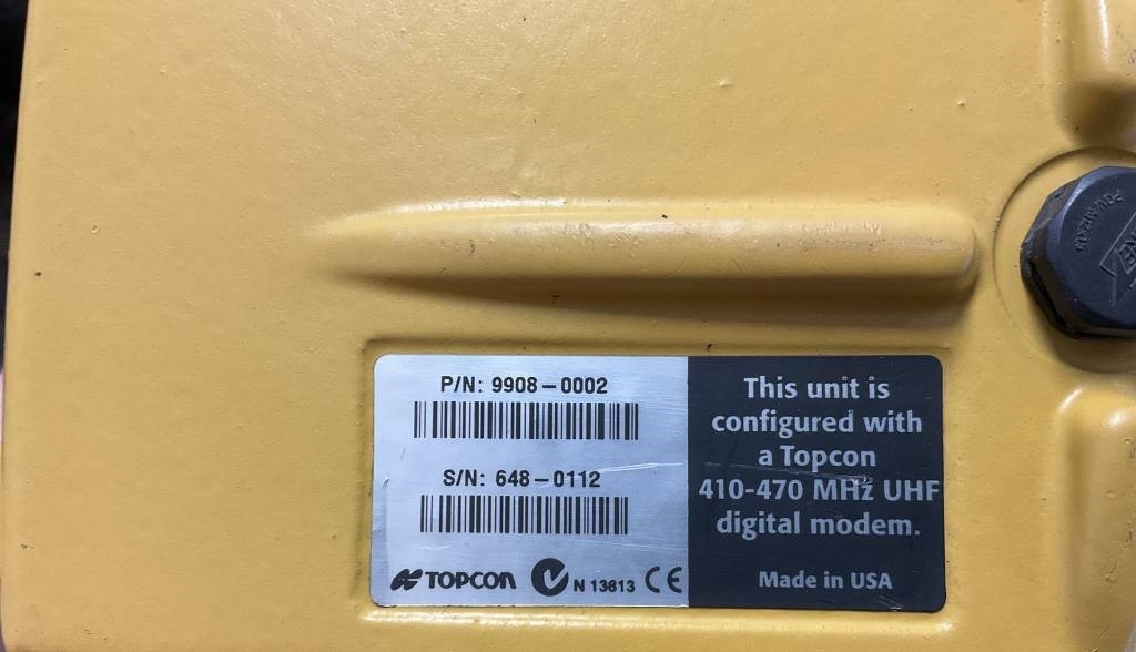 Topcon GX-60 3D GPS EQUIPMENT - Sistema elétrico para Máquina de construção: foto 5 Topcon GX-60 3D GPS EQUIPMENT - Sistema elétrico para Máquina de construção: foto 5