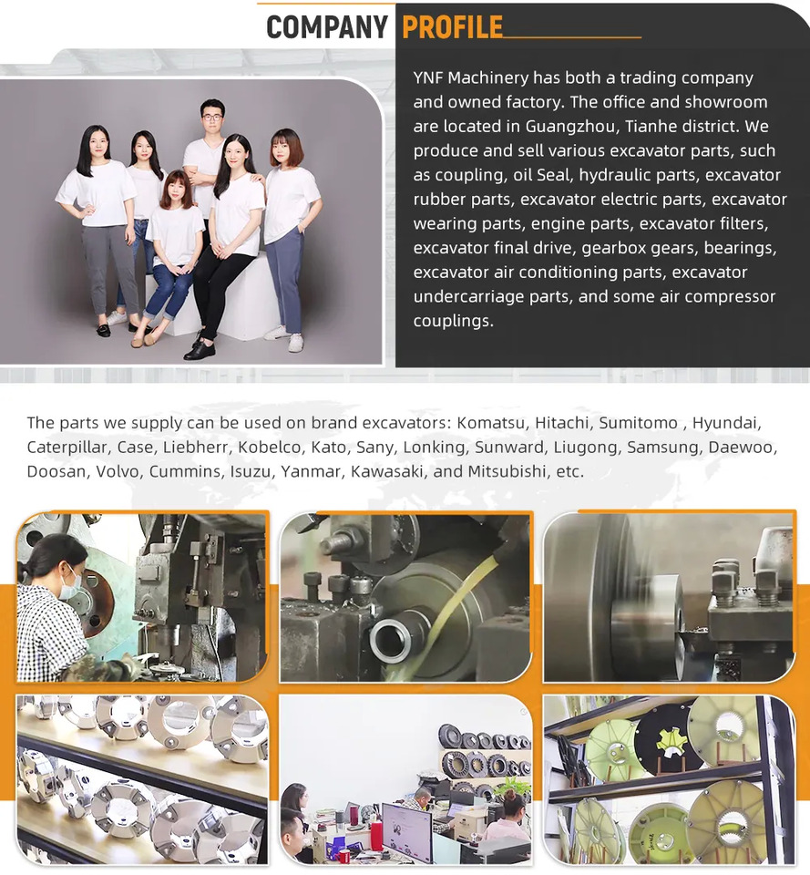 Embreagem e peças novo YNF Excavator Engine Coupling Size 80 80A 80AS CF-A-080-S0 CF-A-080-O0 Excavator Pump Coupling: foto 7 Embreagem e peças novo YNF Excavator Engine Coupling Size 80 80A 80AS CF-A-080-S0 CF-A-080-O0 Excavator Pump Coupling: foto 7