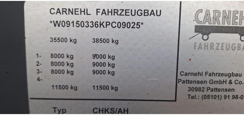 Carnehl CHKS AH - Semi-reboque basculante: foto 5 Carnehl CHKS AH - Semi-reboque basculante: foto 5