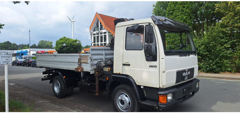 MAN 10.163 Kipper mit Kran+Greifer - Camião basculante: foto 4 MAN 10.163 Kipper mit Kran+Greifer - Camião basculante: foto 4