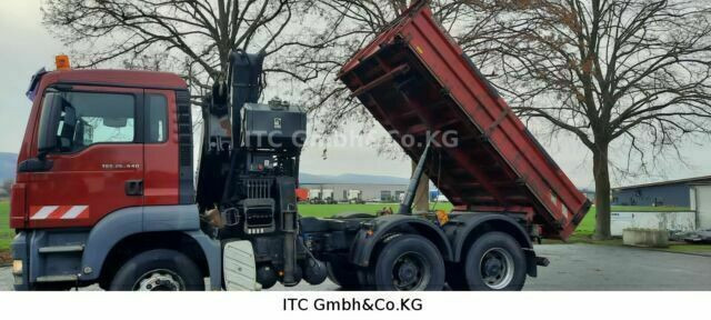 MAN 26.440TGS Kipper+Kran Meiller/Stahl - Camião basculante, Camião grua: foto 5 MAN 26.440TGS Kipper+Kran Meiller/Stahl - Camião basculante, Camião grua: foto 5