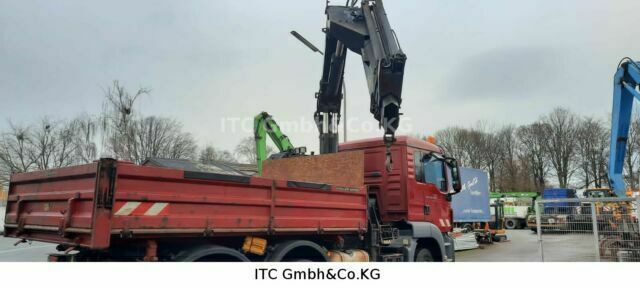MAN 26.440TGS Kipper+Kran Meiller/Stahl - Camião basculante, Camião grua: foto 2 MAN 26.440TGS Kipper+Kran Meiller/Stahl - Camião basculante, Camião grua: foto 2