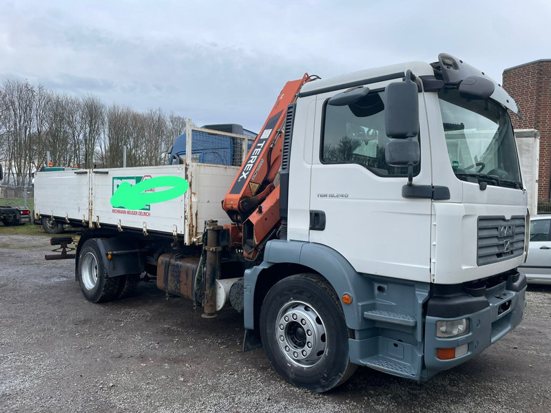 MAN TGM 18.240PS 4x2 3.S-Kipper mit Kran - Camião basculante, Camião grua: foto 4 MAN TGM 18.240PS 4x2 3.S-Kipper mit Kran - Camião basculante, Camião grua: foto 4